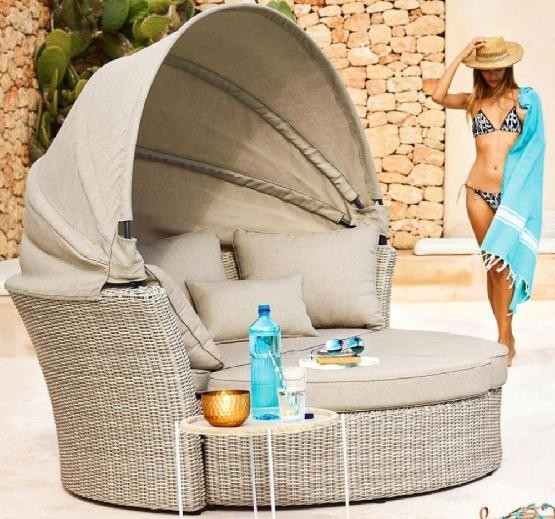 Диван-Трансформер AFINA плетеный из иск. ротанга AFM-325 Beige купить в Ульяновске