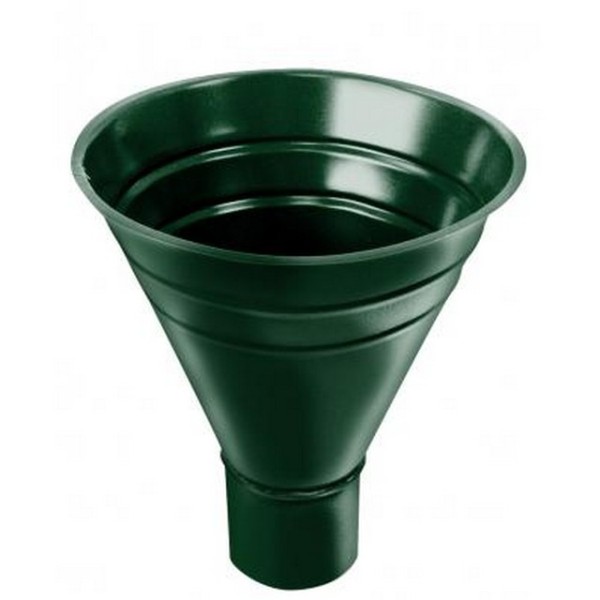 Водосток Grand Line 125x90 – Воронка водосборная RAL 6005 купить в Ульяновске