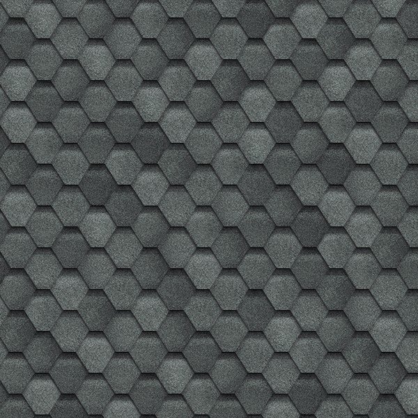 Гибкая черепица Shinglas, серия Финская,коллекция Соната – Серый купить в Ульяновске