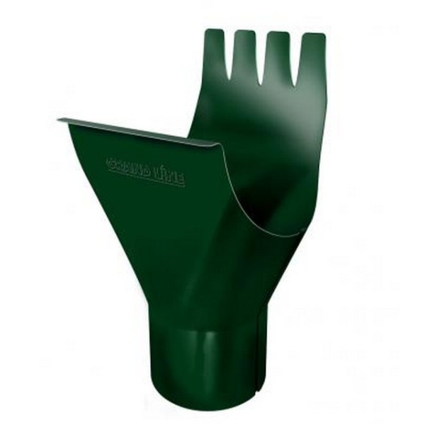 Водосток Grand Line 125x90 – Воронка желоба RAL 6005 купить в Ульяновске