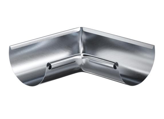 Водосток Aquasistem, Система 150/100 - Угол желоба внутренний оцинковка 90° купить в Ульяновске