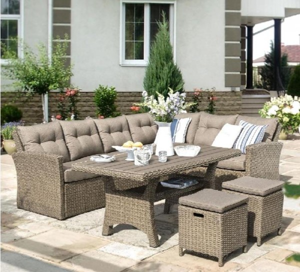 Комплект мебели AFINA плетеной из иск. ротанга AFM-307B Beige купить в Ульяновске