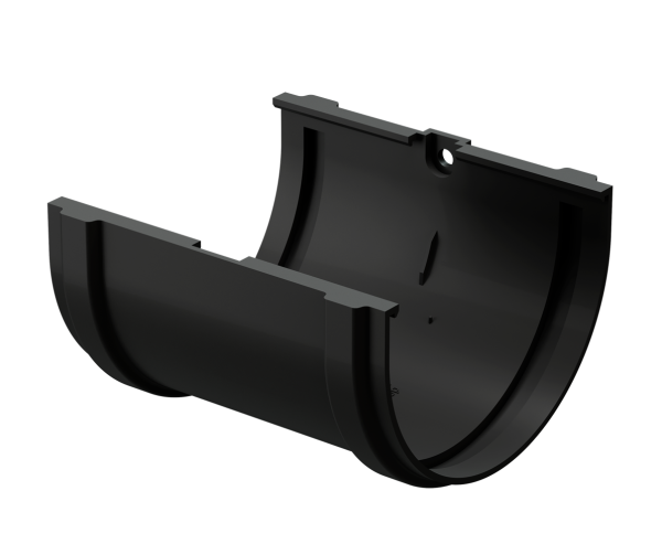 Соединитель желоба Docke Premium ПВХ - Карбон купить в Ульяновске