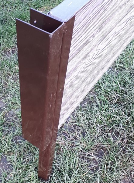 Угловой элемент металл, 90° для доски 300х30 мм Holzhof купить в Ульяновске