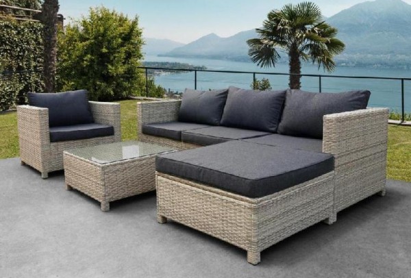 Комплект мебели AFINA плетеной из иск. ротанга YR821G Grey/Grey купить в Ульяновске