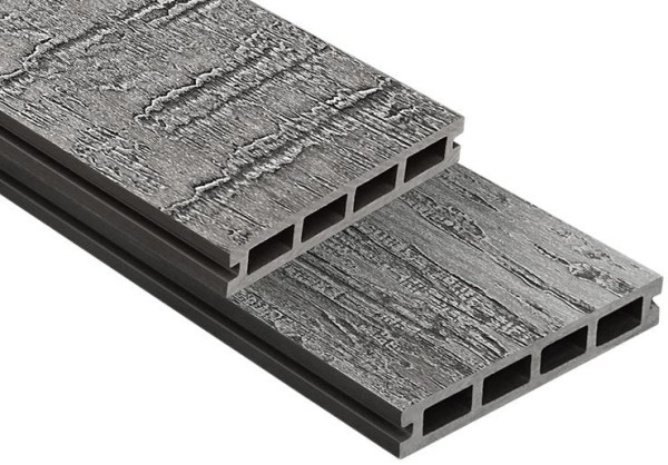 Террасная доска ДПК Outdoor 3D VIRGINIA/COLORADO темно-серая купить в Ульяновске