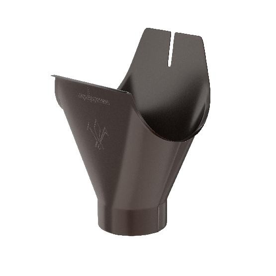 Водосток Aquasistem, система 125x90 - Воронка желоба RR 32 Тёмно Коричневый купить в Ульяновске