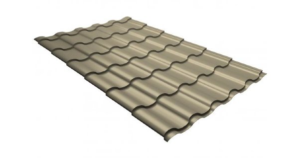 Металлочерепица кредо 0,5 Satin RAL 1015 светлая слоновая кость купить в Ульяновске