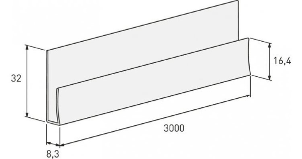 Стартовая планка для отделочных панелей Vox купить в Ульяновске