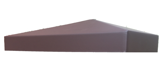 Крышка столба коричневая купить в Ульяновске