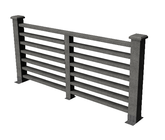 Ограждения декоративное ДПК GRINDERDECO Марсело серый базальт купить в Ульяновске