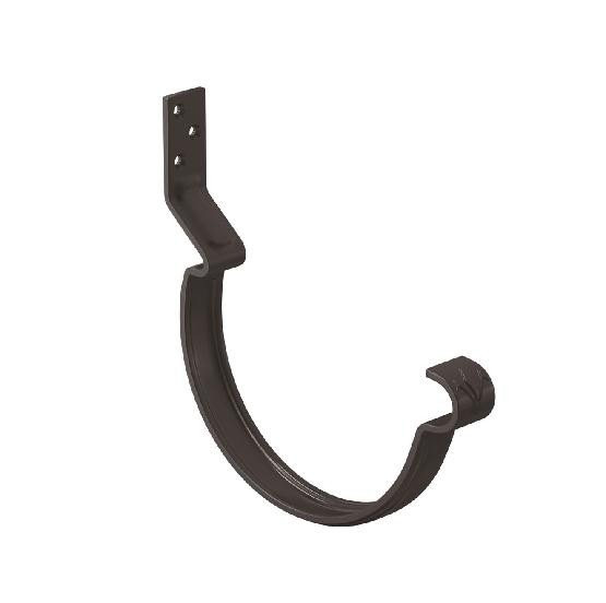 Водосток Aquasistem, система 125x90 - Крюк крепления желоба короткий RR 32 Тёмно Коричневый купить в Ульяновске