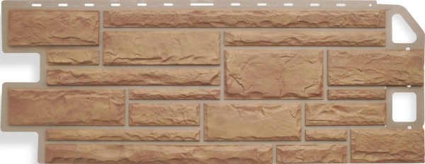 Цокольный сайдинг альта-профиль - коллекция "камень", бежевый купить в Ульяновске