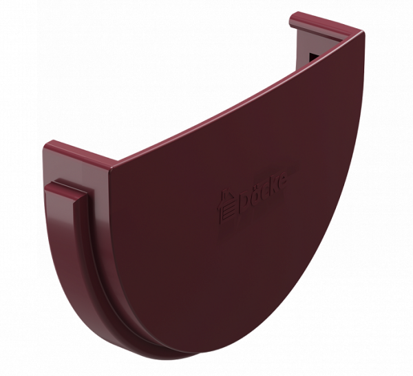 Заглушка желоба ПВХ Docke STANDART красный купить в Ульяновске