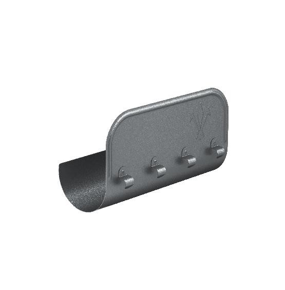 Водосток Aquasistem, Система 125/90 - Ограничитель перелива прямой RR 23 Маренго matt купить в Ульяновске