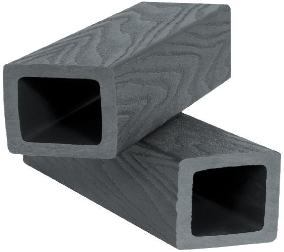 Балясина ДПК Polivan SINGARAJA 3D фактура дерева, черный купить в Ульяновске