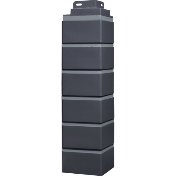 Угол Фасайдинг Серия «Кирпич клинкерный» Графит купить в Ульяновске