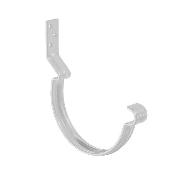 Водосток Aquasistem, система 125x90 - Крюк крепления желоба короткий RR 20 Мраморно-белый купить в Ульяновске