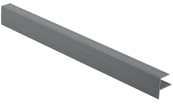 F-профиль Grinder закрывающий серый купить в Ульяновске