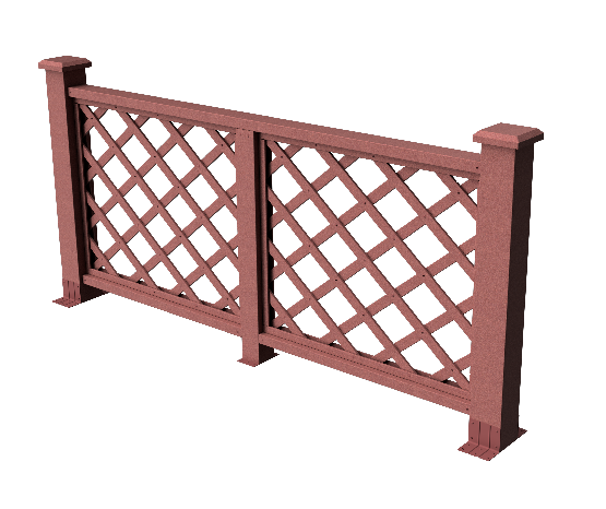 Ограждения декоративное ДПК GRINDERDECO Ламбет мербау купить в Ульяновске