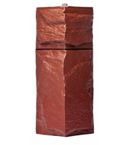 Угол T-Сайдинг-Гранит Леон Красный купить в Ульяновске