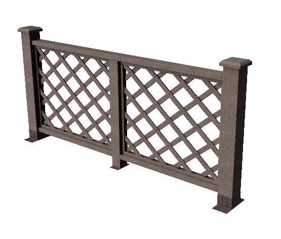 Ограждения декоративное ДПК GRINDERDECO Ламбет венге купить в Ульяновске