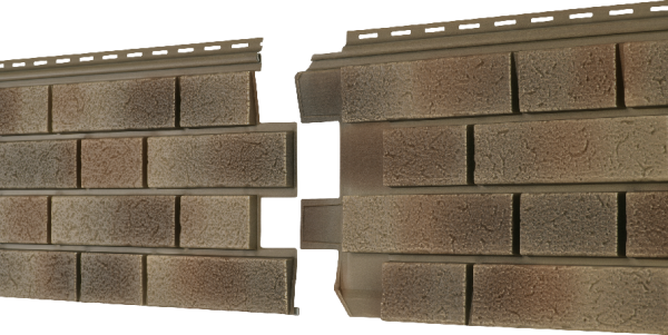 Фасадная панель Ю-пласт Стоун Хаус S-Lock Клинкер Нордик песок купить в Ульяновске