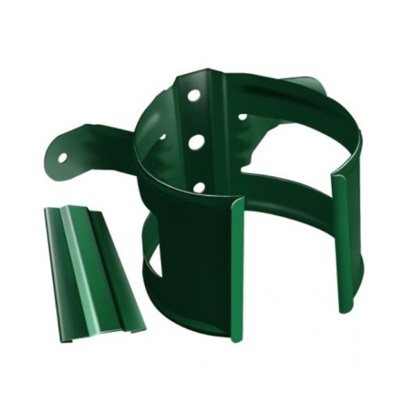 Водосток Grand Line 125x90 – Хомут трубы (на дерево) RAL 6005 купить в Ульяновске