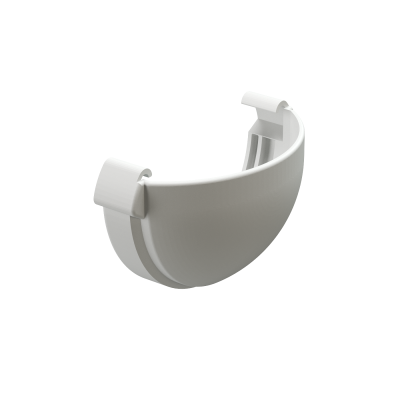 Заглушка желоба Docke Lux ПВХ Пломбир