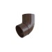 Водосток Альта-Профиль ПВХ – Колено 45 (коричневый) купить в Ульяновске