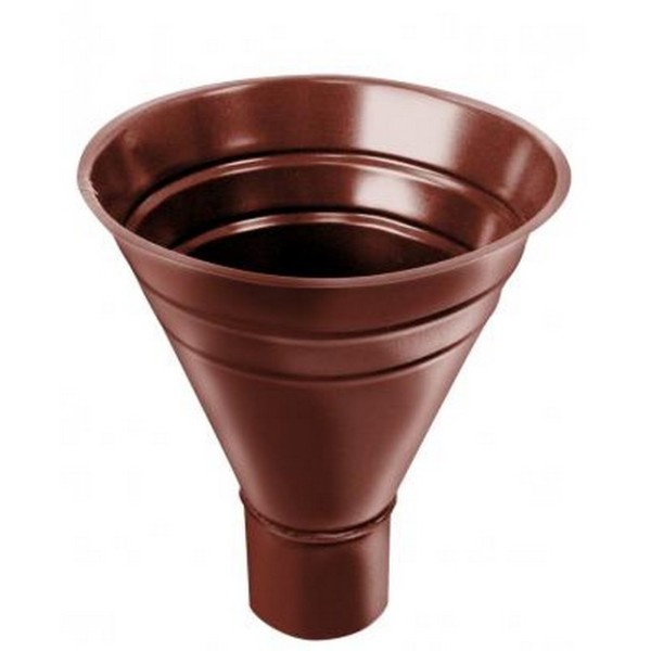 Водосток Grand Line 125x90 –  Воронка водосборная RAL 8004 купить в Ульяновске