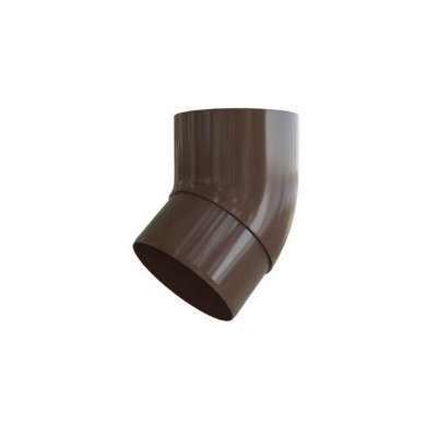 Водосток Альта-Профиль ПВХ – Колено 67 (коричневый)
