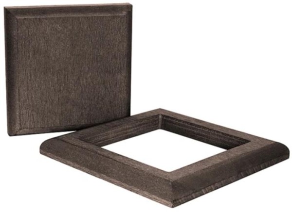 Комплект крышка и юбка ДПК для столба Polivan SINGARAJA темно-коричневый купить в Ульяновске