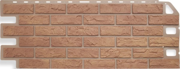 Фасадная панель Цокольный сайдинг Альта-профиль - коллекция "кирпич", кирпич бежевый купить в Ульяновске