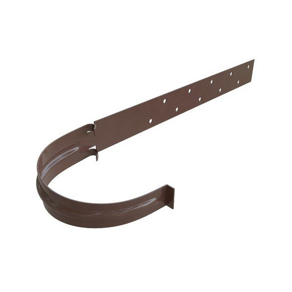 Водосток Альта-Профиль ПВХ – Кронштейн желоба (коричневый) купить в Ульяновске