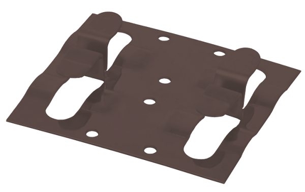 Кляймер рядный Grinder для монтажа наличника коричневый купить в Ульяновске