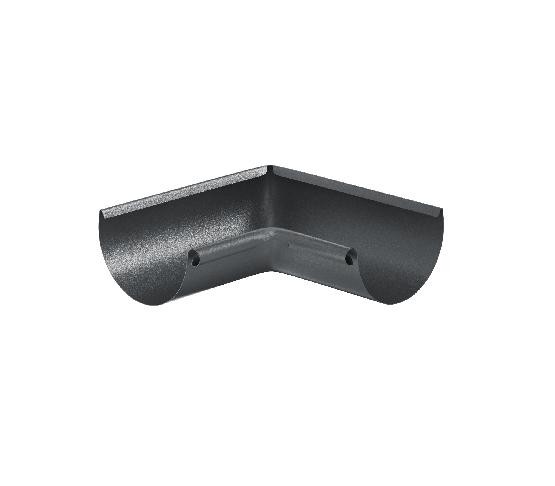 Водосток Aquasistem, Система 125/90 - Угол желоба, внутренний 90° RR 23 Маренго matt купить в Ульяновске