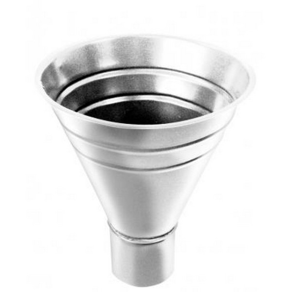 Водосток Grand Line 125x90 – Воронка водосборная RAL 9003 купить в Ульяновске