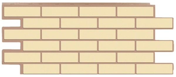 Фасадная панель T-Сайдинг - Кирпич Модерни Желтый купить в Ульяновске