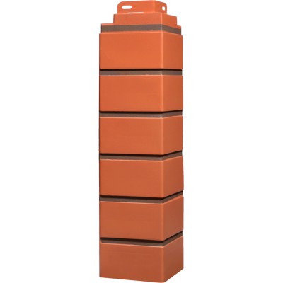 Угол Фасайдинг Серия  «Кирпич клинкерный» Керамический