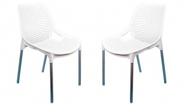 Стулья для уличных кафе белые купить в Ульяновске