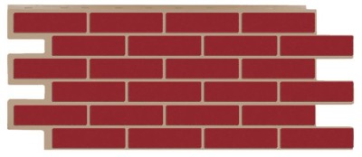 Фасадная панель T-Сайдинг - Кирпич Модерн Красный