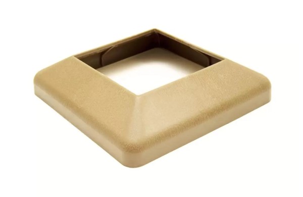 Крышка нижняя ПВХ для столба Deckart 100х100 Орех купить в Ульяновске