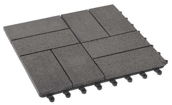 Модульный паркет ДПК GRINDERDECO Люкс 9 Серый базальт купить в Ульяновске