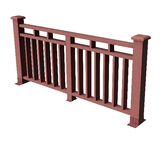 Ограждения декоративное ДПК GRINDERDECO Европа мербау купить в Ульяновске