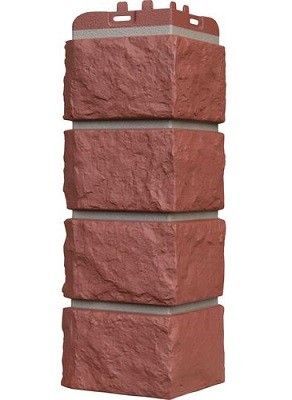 Угол наружный Grand Line Колотый Камень Корица, Шов темно-бежевый купить в Ульяновске