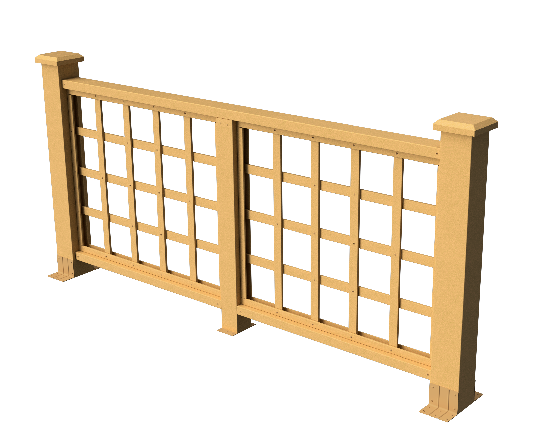 Ограждения декоративное ДПК GRINDERDECO Дувр песчаник купить в Ульяновске