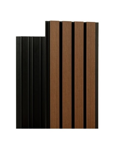 Фасадная реечная панель Ecodecking Скай коэкструзия 200х20х3000 Тик купить в Ульяновске