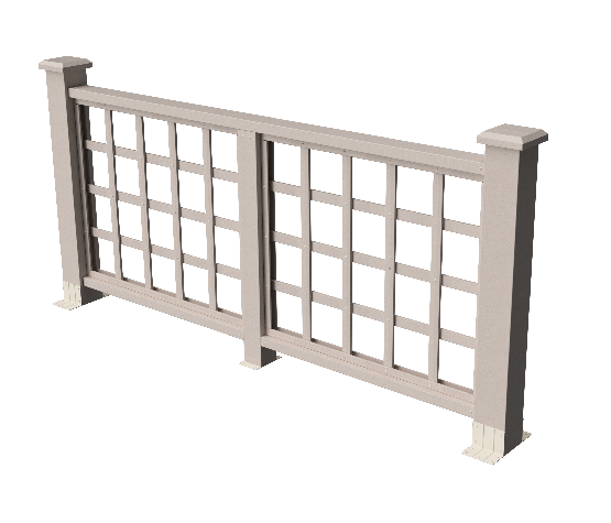 Ограждения декоративное ДПК GRINDERDECO Дувр выбеленый дуб купить в Ульяновске