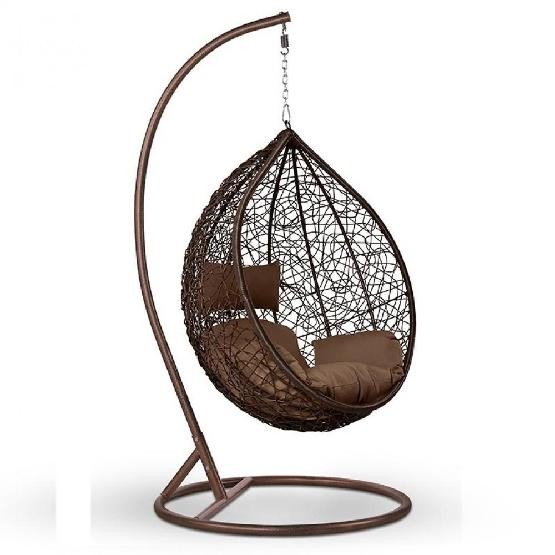 Кресло Подвесное из искусственного ротанга AFM-168A-L Brown купить в Ульяновске